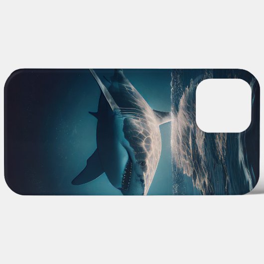 Coques Case-Mate iPhone requin en mer (Verso (horizontal))