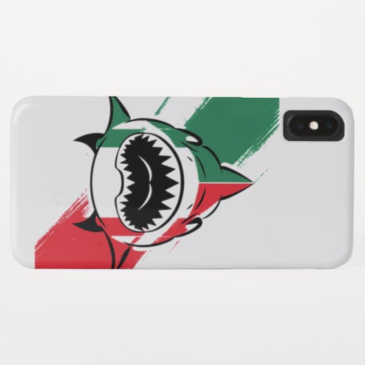 Coques Case-Mate iPhone Requin italien (Dos (Horizontal))