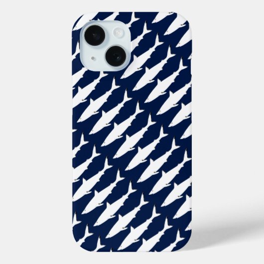 Coques Case-Mate iPhone requin sauvage blanc (Verso)