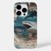 Coques Case-Mate iPhone Requin sous-marin 3D (Verso)