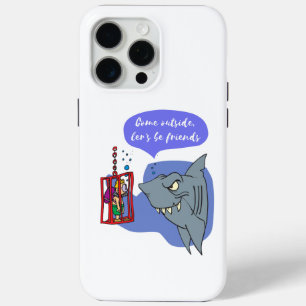 Coque iPhone 15 Pro Max requin, soyons amis