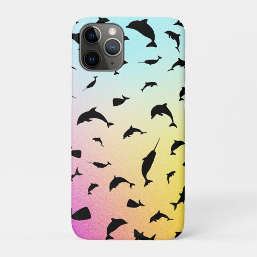 Coques Case-Mate iPhone requin-taupe sur fond océanique (Dos)