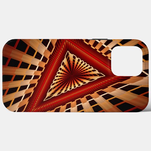 Coques Case-Mate iPhone Réseau d'Imaginaires 3D Conception graphique fract (Verso (horizontal))