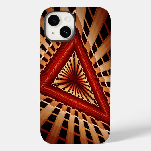 Coques Case-Mate iPhone Réseau d'Imaginaires 3D Conception graphique fract (Verso)
