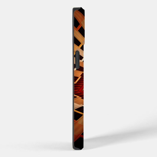 Coques Case-Mate iPhone Réseau d'Imaginaires 3D Conception graphique fract (Verso / Droite)