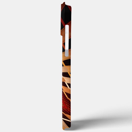 Coques Case-Mate iPhone Réseau d'Imaginaires 3D Conception graphique fract (Verso / Gauche)