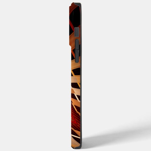 Coques Case-Mate iPhone Réseau d'Imaginaires 3D Conception graphique fract (Verso / Gauche)