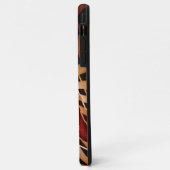 Coques Case-Mate iPhone Réseau d'Imaginaires 3D Conception graphique fract (Dos/Gauche)