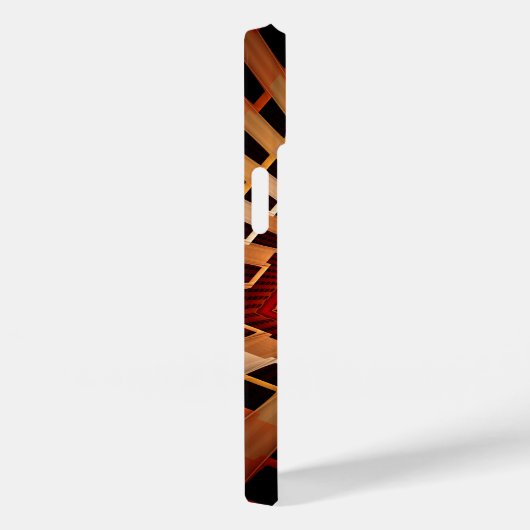 Coques Case-Mate iPhone Réseau d'Imaginaires 3D Conception graphique fract (Verso / Droite)