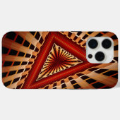 Coques Case-Mate iPhone Réseau Fantastique 3D Moderne Fractal Design Graph (Verso (horizontal))