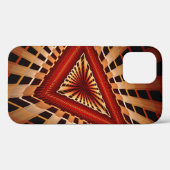 Coques Case-Mate iPhone Réseau Fantastique 3D Moderne Fractal Design Graph (Verso (horizontal))