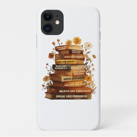 Coques Case-Mate iPhone Réservez le Mois de l'histoire des Noirs (Dos)