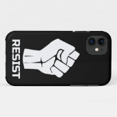 Coques Case-Mate iPhone Résiste avec le poing - en blanc (Dos (Horizontal))