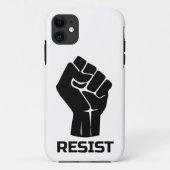 Coques Case-Mate iPhone Résiste avec poing - en noir (Dos)