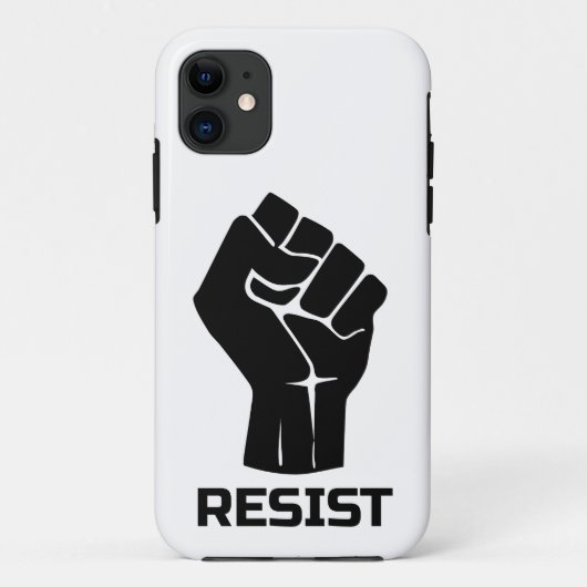 Coques Case-Mate iPhone Résiste avec poing - en noir (Dos)