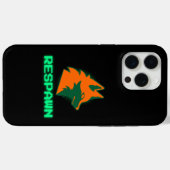 Coques Case-Mate iPhone RESPAWN – Logo Neon Gamer Fox (Verso (horizontal))