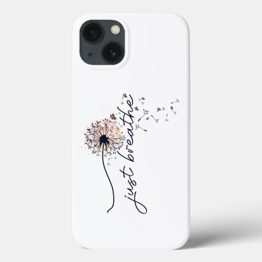 Coques Case-Mate iPhone Respirer simplement Encouragement de pissenlit Yog (Verso)