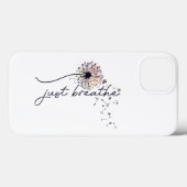 Coques Case-Mate iPhone Respirer simplement Encouragement de pissenlit Yog (Verso (horizontal))