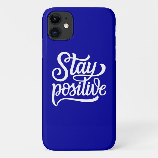 Coques Case-Mate iPhone Rester bleu positif (Dos)