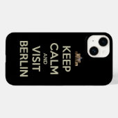 Coques Case-Mate iPhone rester calme visite berlin (Verso (horizontal))