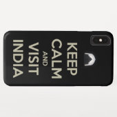 Coques Case-Mate iPhone rester calme visiter l'inde (Dos (Horizontal))