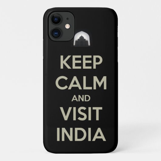 Coques Case-Mate iPhone rester calme visiter l'inde (Dos)