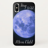 Coques Case-Mate iPhone Restez à l'abri, enfant de lune (Dos)