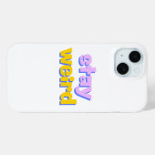 Coques Case-Mate iPhone Restez Bizarres (Verso (horizontal))