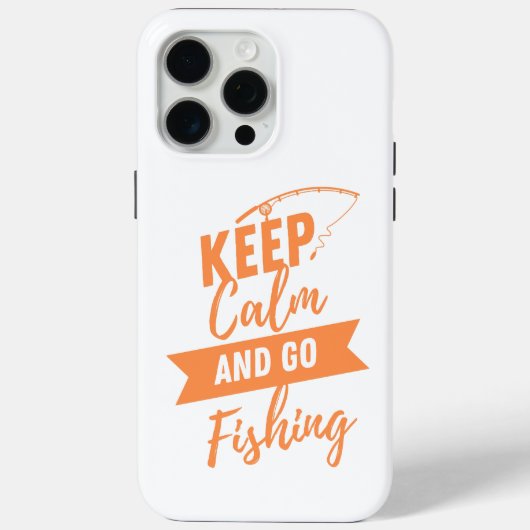 Coques Case-Mate iPhone restez calme et allez à la pêche (Verso)