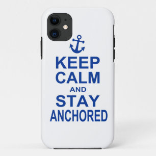 Coques Pour iPhone Restez calme et ancré