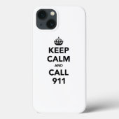 Coques Case-Mate iPhone Restez calme et appelez le 911 (Verso)