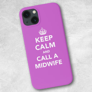 Coques Pour iPhone Restez calme et appelez une sage-femme
