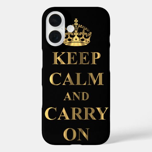 Coques Case-Mate iPhone Restez calme et continuez (Verso)