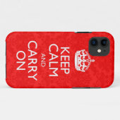 Coques Case-Mate iPhone Restez Calme Et Continuez Sur Les Couvertures Coqu (Dos (Horizontal))