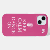 Coques Case-Mate iPhone Restez Calme et Dansez sur Ballerina Chaussures ro (Verso (horizontal))