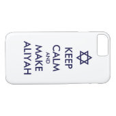 Coques Case-Mate iPhone Restez Calme Et Faites De L'Aliyah (Dos (Horizontal))