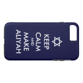 Coques Case-Mate iPhone Restez Calme Et Faites De L'Aliyah (Dos (Horizontal))