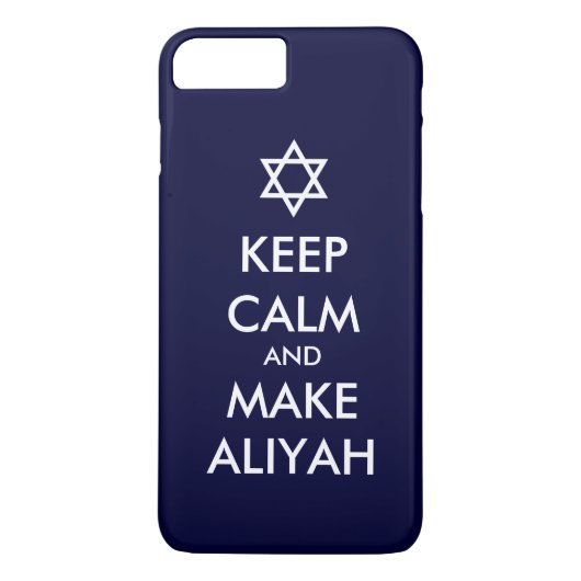 Coques Case-Mate iPhone Restez Calme Et Faites De L'Aliyah (Dos)