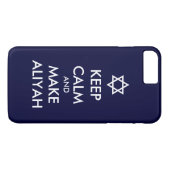 Coques Case-Mate iPhone Restez Calme Et Faites De L'Aliyah (Dos (Horizontal))