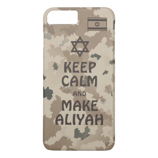 Coques Case-Mate iPhone Restez Calme Et Faites De L'Aliyah - Désert (Dos)