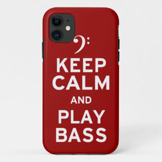 Coque Case-Mate Pour iPhone Restez calme et jouer basse
