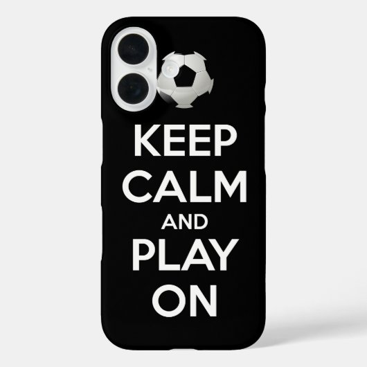 Coques Case-Mate iPhone Restez calme et jouez (Verso)