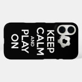 Coques Case-Mate iPhone Restez calme et jouez (Verso (horizontal))