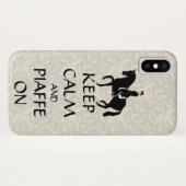Coques Case-Mate iPhone Restez Calme Et Piaffe En Dressage (Dos (Horizontal))