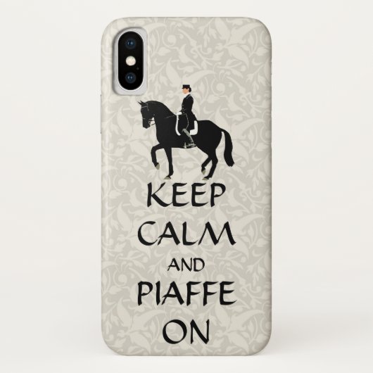 Coques Case-Mate iPhone Restez Calme Et Piaffe En Dressage (Dos)
