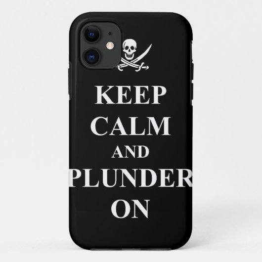Coques Case-Mate iPhone Restez calme et piller (Dos)