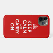 Coques Case-Mate iPhone Restez calme et poursuivez (Dos (Horizontal))
