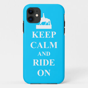 Coque Case-Mate Pour iPhone Restez calme et roulez (bleu clair)