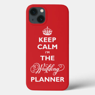 Case-Mate iPhone Case Restez calme Je suis le Wedding planner White Text