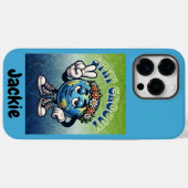 Coques Case-Mate iPhone Restez Groovy [MON NOM] (Verso (horizontal))